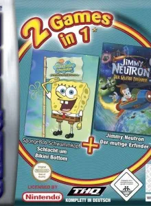 2 Games in 1: SpongeBob SquarePants: Battle for Bikini Bottom + Jimmy Neutron Boy Genius