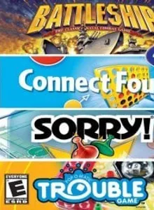 4 Game Pack!: Battleship/Connect Four/Sorry!/Trouble